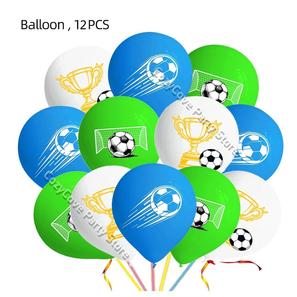Football Birthday Decorations Soccer Theme Party Supplies Cup Plate Banner Balloons For Kids Boys Party Favor Gifts Photo Props