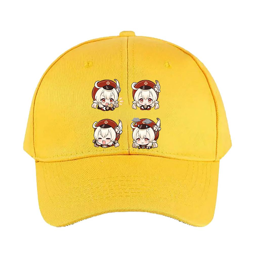 Chibi Klee Genshin Impact Cap Summer Woman Man Adult Casual Fashion Casual Adjustable Fishing Hat Sun Hat