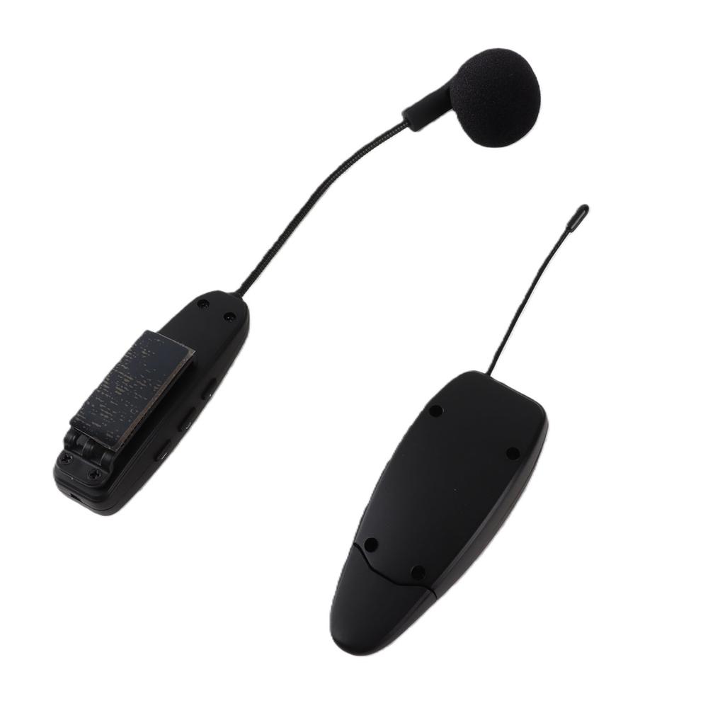 UHF Wireless Microphone for Violin Guitar Instrument Microphone Receiver with Suction Cup 360 Degree Pickup for Stage