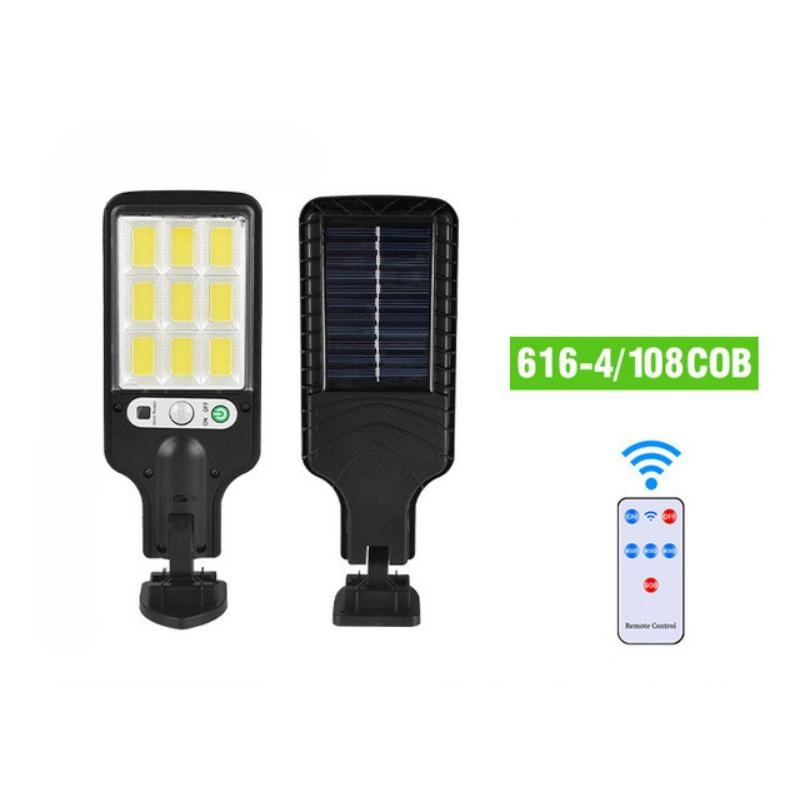 Solar Outdoor Led Courtyard Wall Lamp With 3 Mode Waterproof Motion Sensor Security Lighting Street Lights for Garden Patio Path