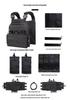 Taktyczny kamizelka plate carrier 6094 z szybkim wypięciem, kamuflaż