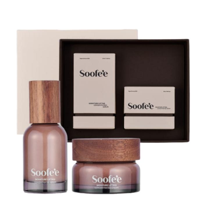 

[Soofee] Signature Lifting Concentrated Serum & Cream Set Firming Anti-Aging Skincare Duo