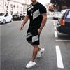 Men's T-shirt Sets 3D Print Tracksuit Oversized T Shirt Shorts Set Men Sportswear T-shirt Tops Summer Man Clothing Set