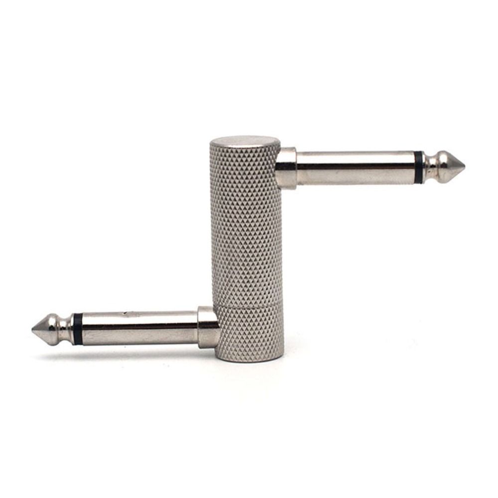 

6.35mm (1/4 ) Guitar Effect Pedal Couplers Metal Pedal Coupler Instrument Black-1Pc Large