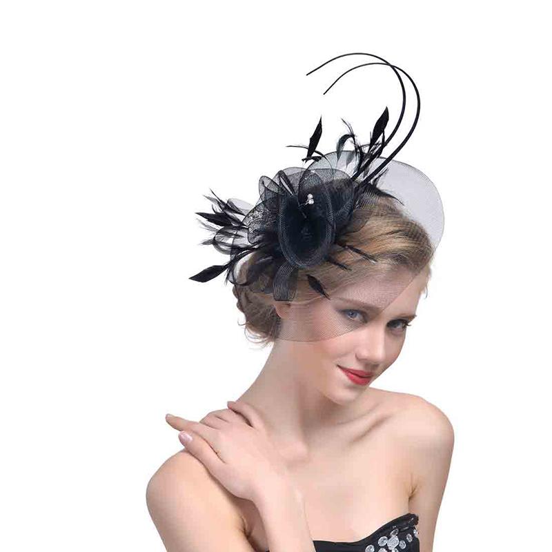 Women's Headband and Clip Hat Fascinator Wedding Party Race Royal Ascot