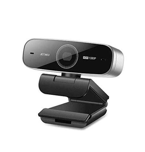 JETAku Work from Home Auto Face Beauty 1080P Full 2 Video Skype Auto for Xbox TV Windows Compatible Webcam, 60fps, Webcam, Focus, Function, HD,