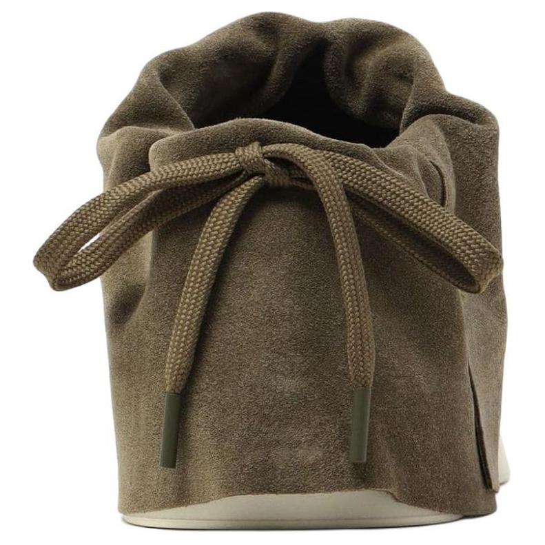 Fear of God Suede Round Toe Lace-Up Low-Top Sneakers Men Sneakers Dark-Green FG880-135SUE-245