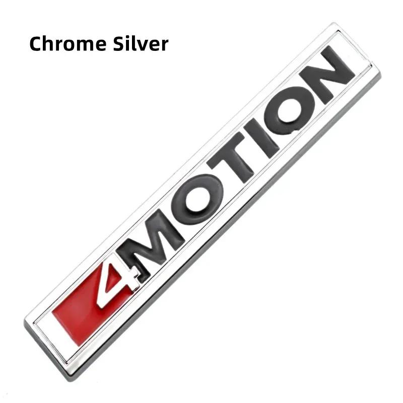 3D Metal 4MOTION Logo Car Rear Trunk Badge Emblem Sticker Decals For VW 4 Motion Tiguan Passat B8 Polo Golf 6 7LP8