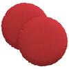 Seat Cushions 2 Pcs Red Ø30 X 13 Cm Fabric