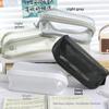 Simple New Large-capacity Prism Mesh Pencil Case Is Stain-resistant