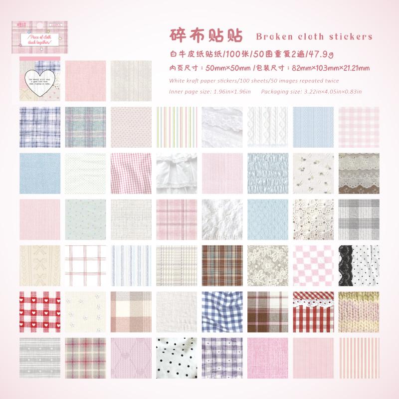 100 Sheets Per Book Fruit Sticky Note ToDo List Record Journal Decorative Memo Practical Stationery Stickers