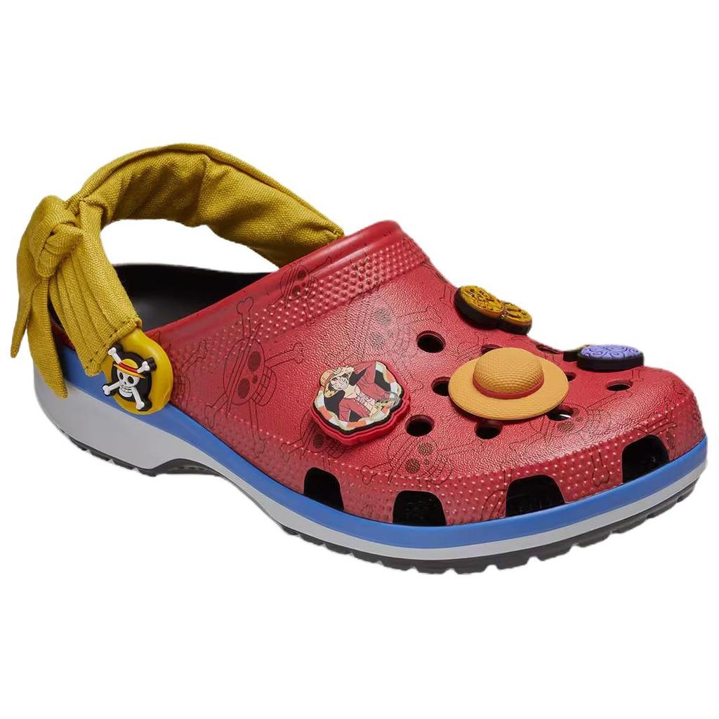 One Piece X Crocs Classic Clog Luffy Unisex Sneakers Red Mulit-Color 212125-90H