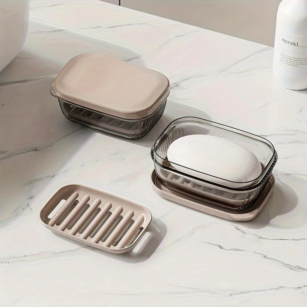Box Soap Container With Lid Portable Soap Case Soap Dish For Travel Camping Gym Travel  Bathroom Accessories Cute Soap Dish