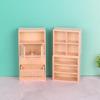 4 Pieces 1/12 Dollhouse Miniature Cabinets Furniture Toys Supplies Display Shelf