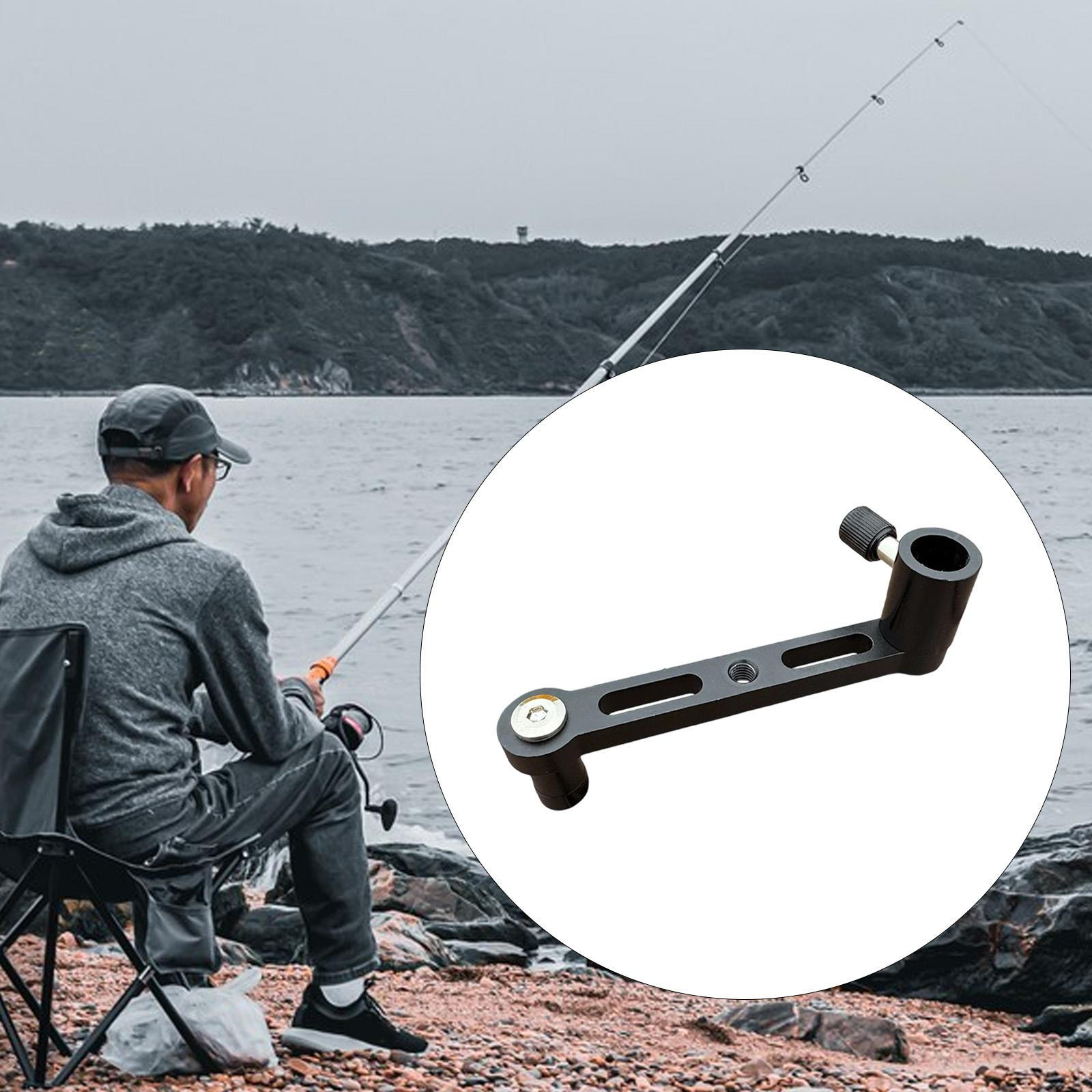 

Aluminum Alloy Baits Extension Arm Easy to Install Fishing Accessory, Tray Bridge чёрный