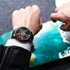 SVJ Genuine Car Wheel Hub Men's Watch Three-dimensional Brake Hollow Personality Dial Sports Car Modified Black Technology Waterproof