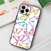 Art Butterfly For IPhone 17 Air 16 15 14 13 12 11 Pro Black Soft Cover Phone Case
