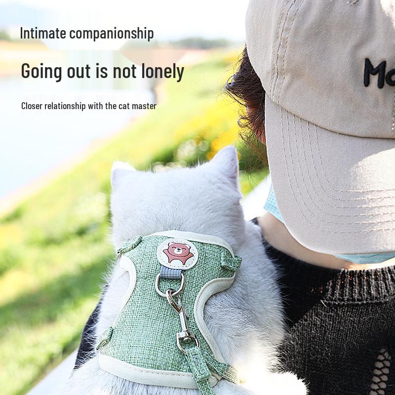 Cross-Border Pet Vest-Style Anti-Escape Harness for Cats & Small Dogs