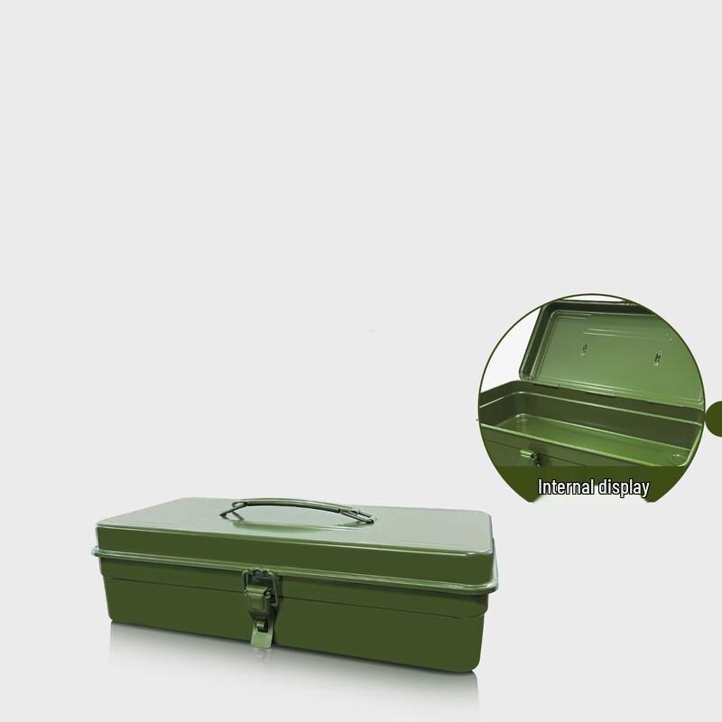 Portable Sheet Metal Household Toolbox CN plug (adapter included)