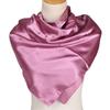 Luxury Brand Silk Scarf Women Satin Solid Color Hijab Scarves Muslim Pareo Bandana Female Shawl Wrap Headband Foulard 90*90cm