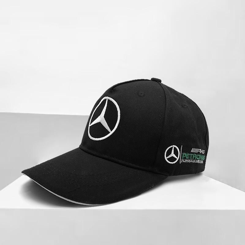 GDX2 Car Logo Baseball Hat Auto Emblem Sports Sunshade Cap For Mercedes Benz AMG W124 W202 W203 W204 W210 W211 W212 Auto Accessories
