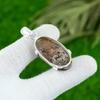 Natural Butterfly Jasper Gemstone Jewelry 925 Sterling Silver Pendant For Girls
