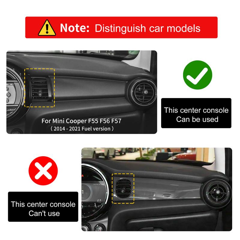 Car Dashboard Decorative Shell ABS Leather For Mini Cooper F55 F56 F57 2014- Center Console Decorative Shell Car Accessories