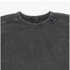 Enthiastudio Thermal Washed Black Unisex Long Sleeve Tee Es2260wb