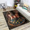 1Pc Guitar Print Rug - home decoration Carpet For Living Room Bedroom Flooring Computer Chair Area Rug