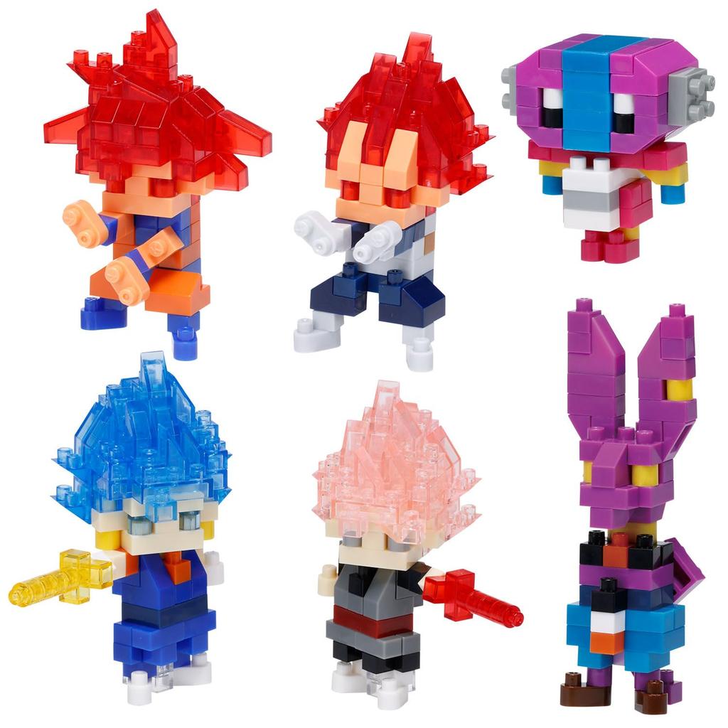 Kawada Nano Block Mini Nano Dragon Ball Super 1BOX 6 6 Types In Total (BOX) NBMC_76S = Pieces,