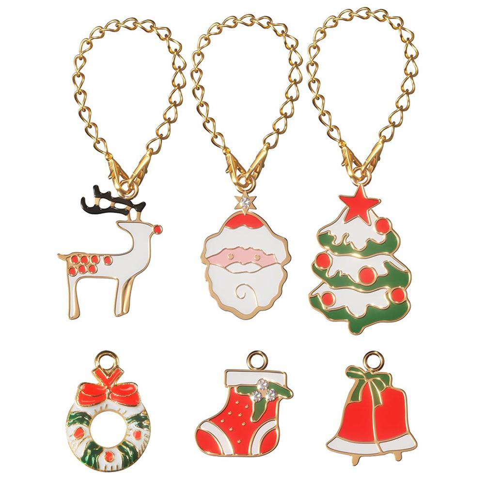 

6 шт. Рождественские подвески Рождественская ручка-шарм для Кубка Стэнли Аксессуары Великобритания