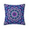 Custom Bohemia Ethnic Mandala Flower Cushion Cover 45x45 Cm Polyester Throw Pillow Case For Sofa Decoration Bedding Pillowcase