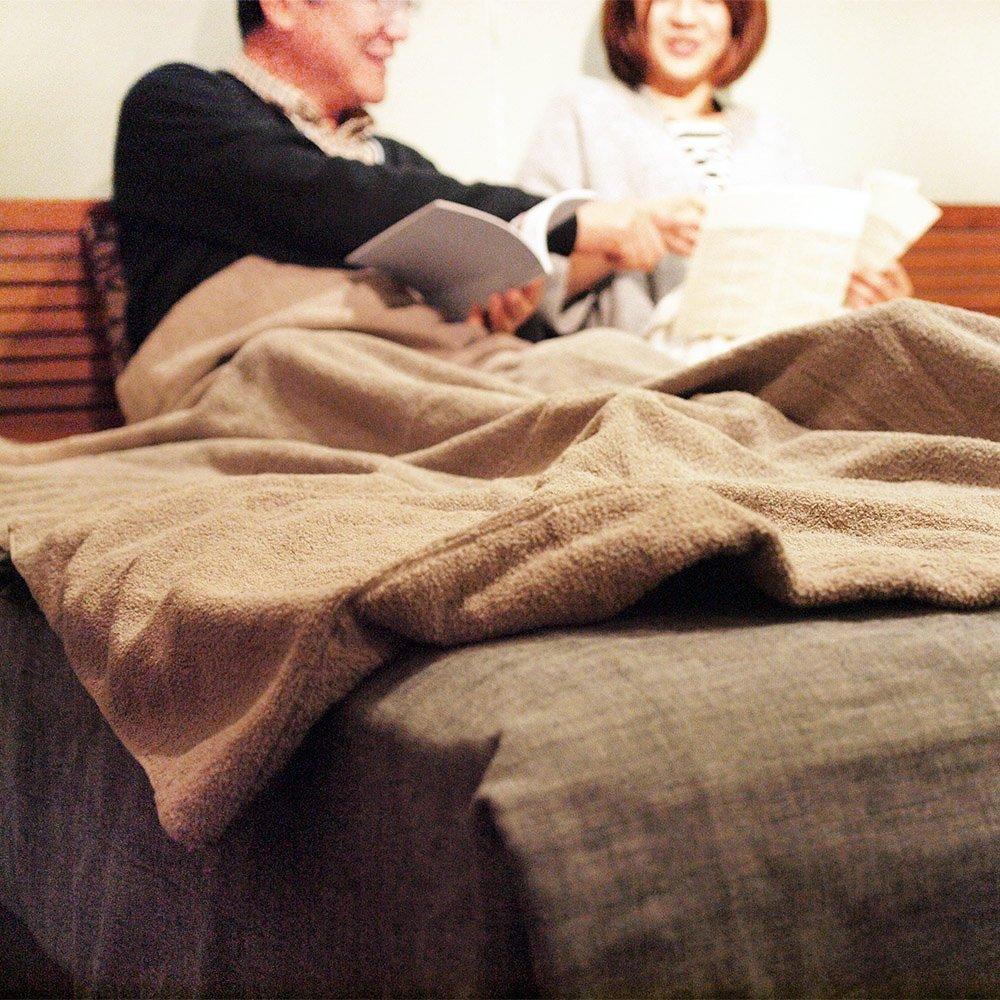 Transparan Imabari Couverture Towel 140 x 190 Made in Cotton Blanket, Single, Approx. cm, Japan, 100% (Beige)