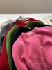 Whitening Raspberry Pink Gold Button Knit Cardigan - Women's Autumn/Winter Korean Style, Soft, Thick, Warm, Round Neck Wool.