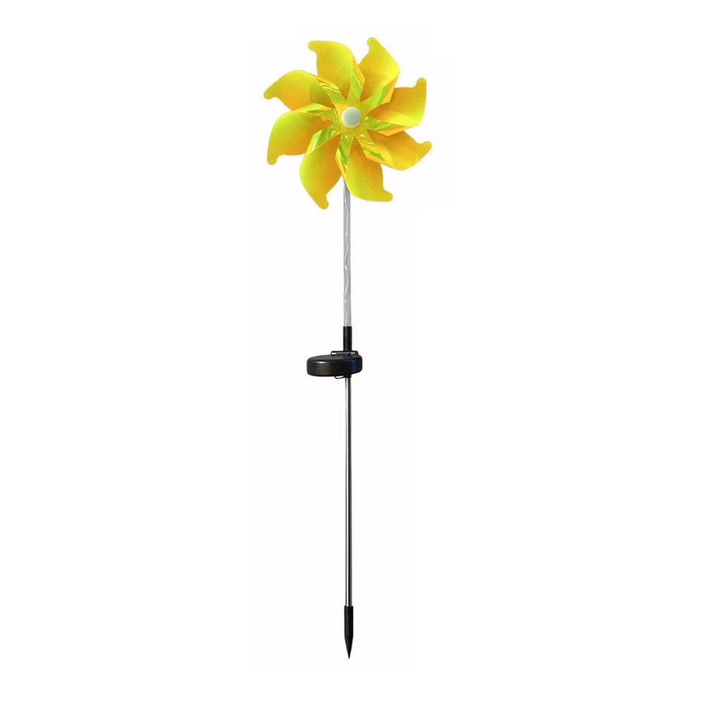 LED Light Source Windmill Stake Light Solar Powered Garden Stake Light  Garden Decor 6