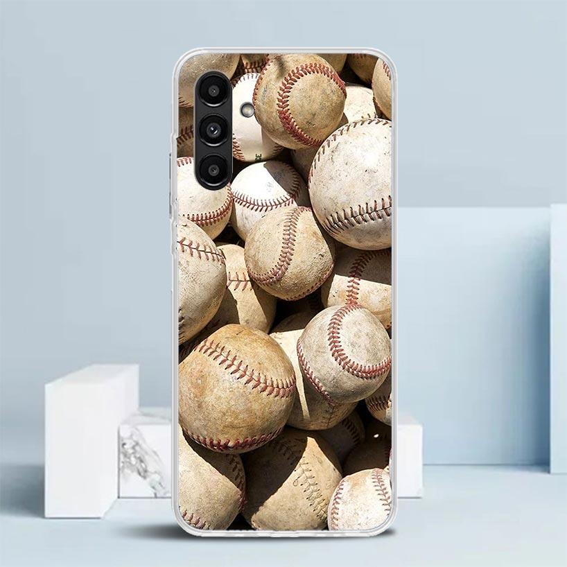 Baseball Sport Cover for Samsung Galaxy A17 A37 A57 A16 A26 A36 A56 A15 A14 A55 Phone Case A13 A53 A25 A35 A24 A34 A23 A33 Galax