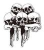 Biker Sticker Biker Sticker Harley Helmet Skull 02 Skull BK003 Car Sticker Outdoor OK