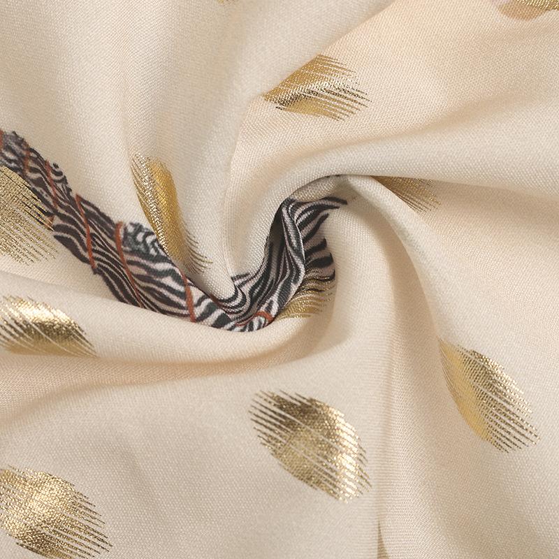 Autumn and Winter Fashion Casual Women's Loose Women's Lapel Printed Shirt