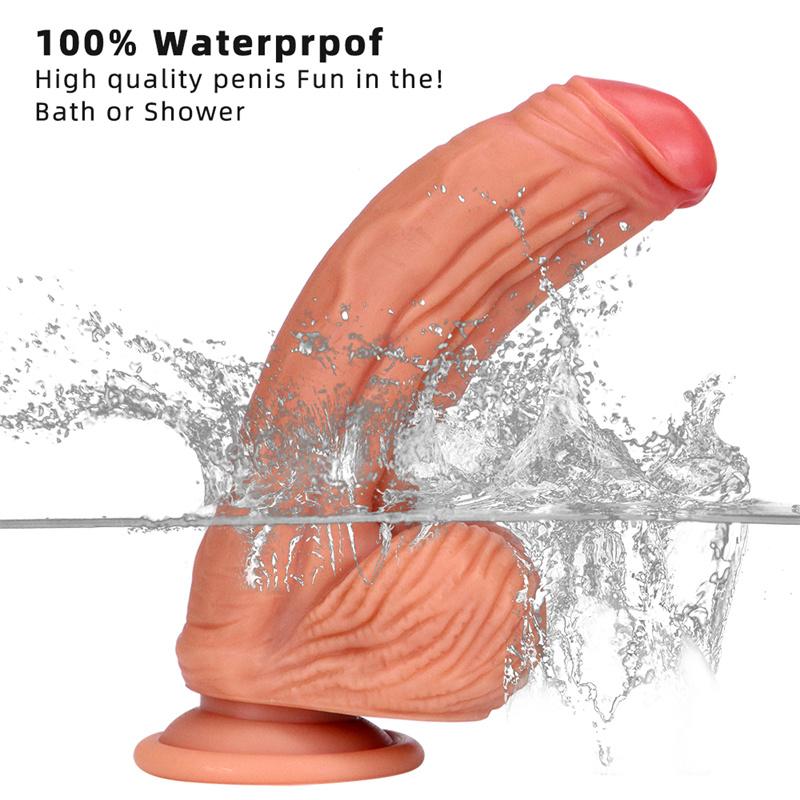 Female Liquid Silicone Masturbator Simulation Big Dildo Dildo Adult Sex Products