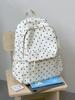 Schoolbag Korean Version Ins Storm Point Backpack Female Simple Small Fresh Cute Backpack Large Capacity Junior High School Student Schoolbag