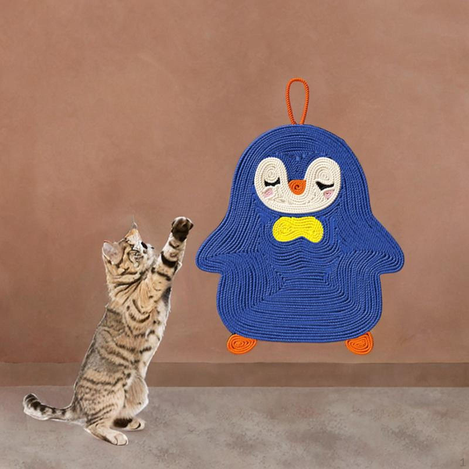 

Коврик для кошачьих когтеточек, милый коврик для сна, нескользящий коврик для игр Penguin