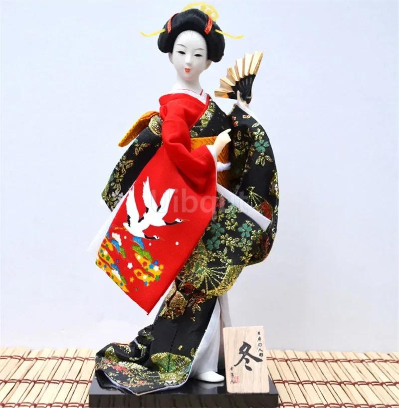 Geisha Japanese Kimono Doll Puppet Seafood Sushi Shop Restaurant Decorate Tool Cute Toy Embellishment Ornaments Gift Crafts 1-28