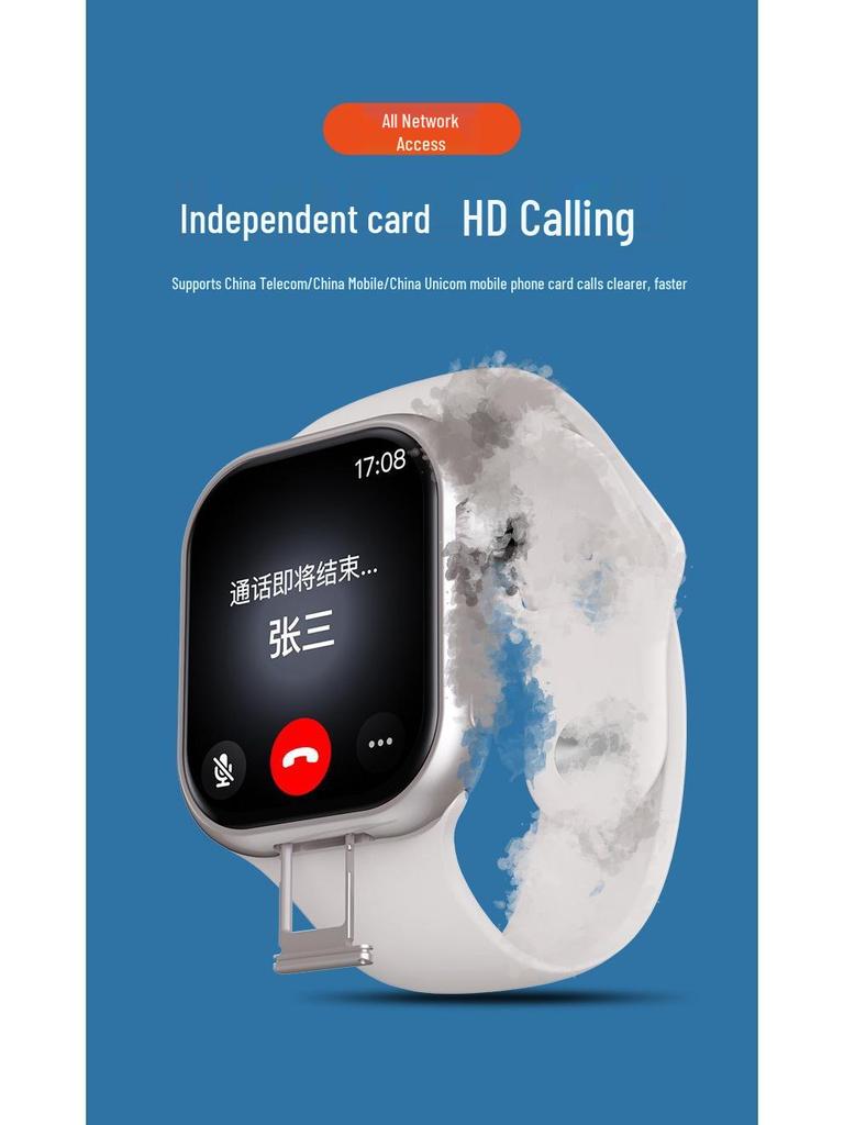 YU11 Smartwatch with WiFi6, SIM, Fingerprint Unlock, Phone Capability, Morse Code, and Little Sumi Integration