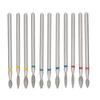 11Pcs Nail Drill Bit Emery Professionsal Exfoliating Polishing Burr Manicure Tools