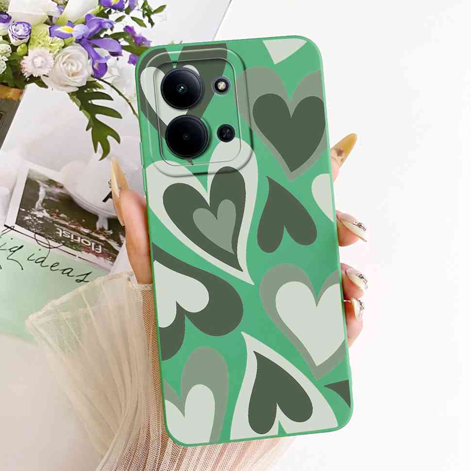 For Xiaomi Redmi 15C 4G Case Cute Couple Flower Cartoon Cover Phone Case For Xiaomi Redmi 15C Redmi15C 4G 5G Back Cover Capa