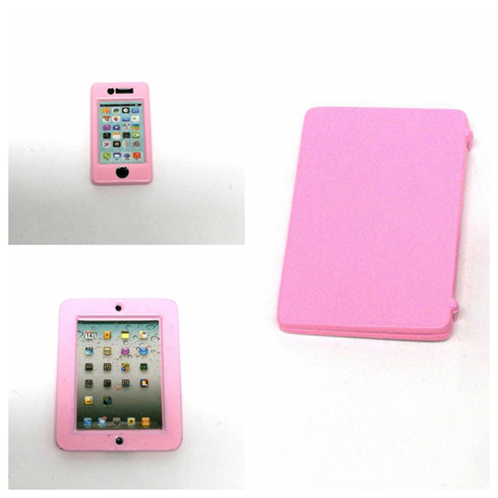 Doll House DIY Accessories Zinc Zinc Alloy Figurines Dollhouse Miniature Decoration Crafts Simulation Laptop