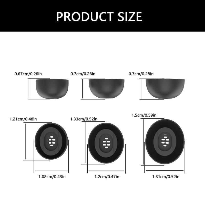 Silicone Earbud Tip Protective Ear Cushion Comfortable Suitable for 6i Earphone Noise Isolation Prolonged Use Durability