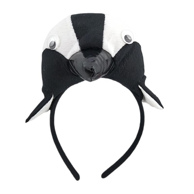 Cute Stuffed Animal Shape Hairband Women Spa Wash Face Makeup Skincare Headbands for Photography Halloween Hairband