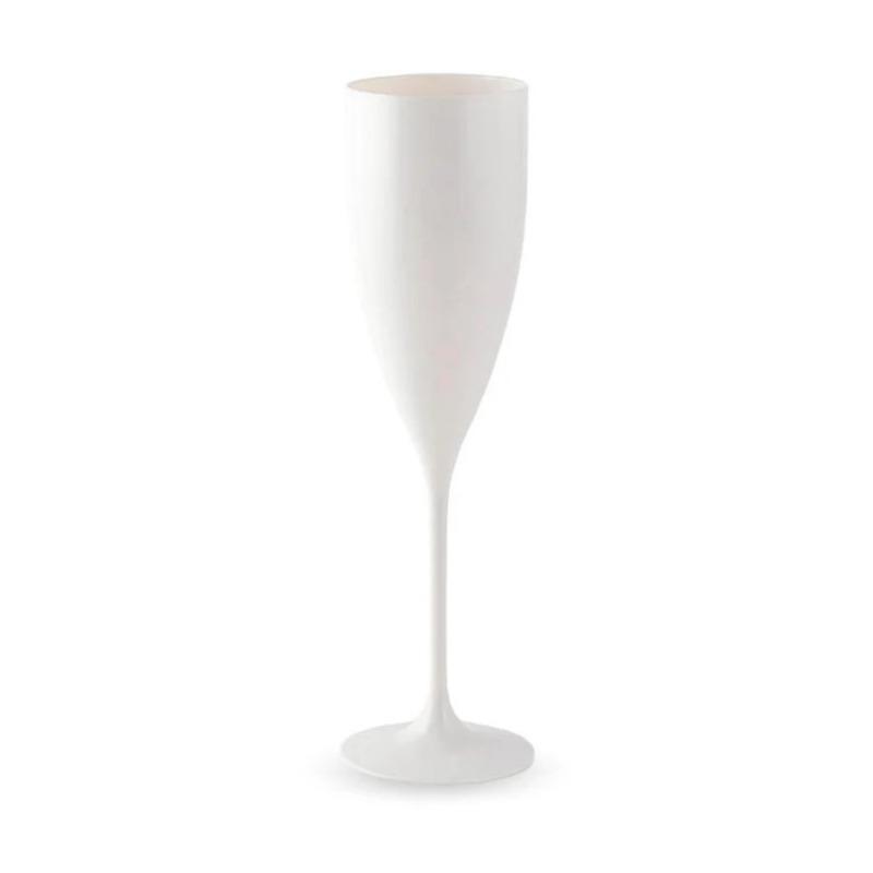 1PC white plastic champagne glass wedding flute champagne glass белый