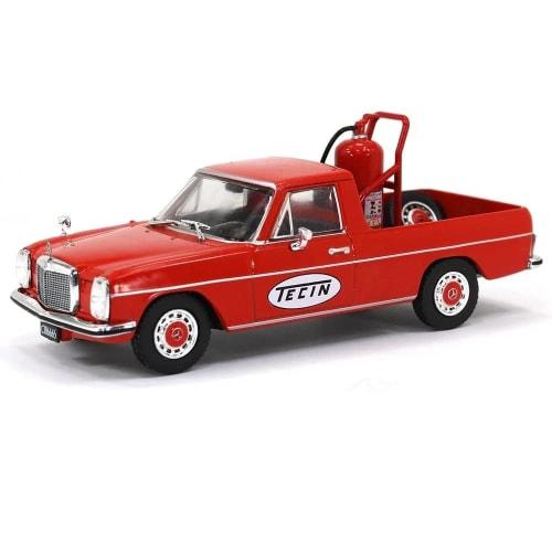 Mercedes-Benz Fire Engine Diecast Car 1/43 Scale BENZ 220D 1972 Pickup Truck with TECIN FIRE ENGINE